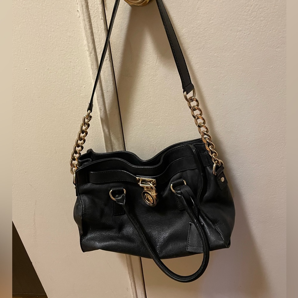Michael Kors black Hamilton bag
